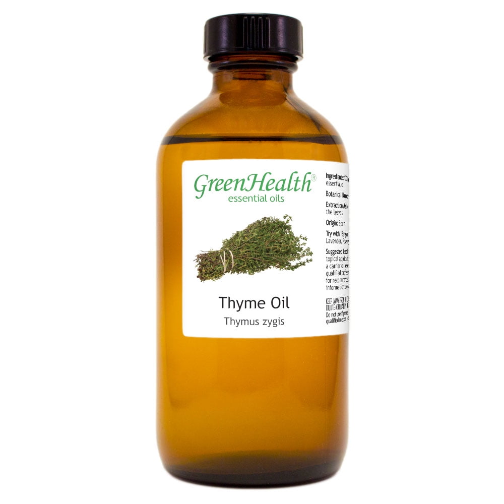 Thyme Essential Oil 8 fl oz (237 ml) Glass Bottle w/ Cap 100 Pure