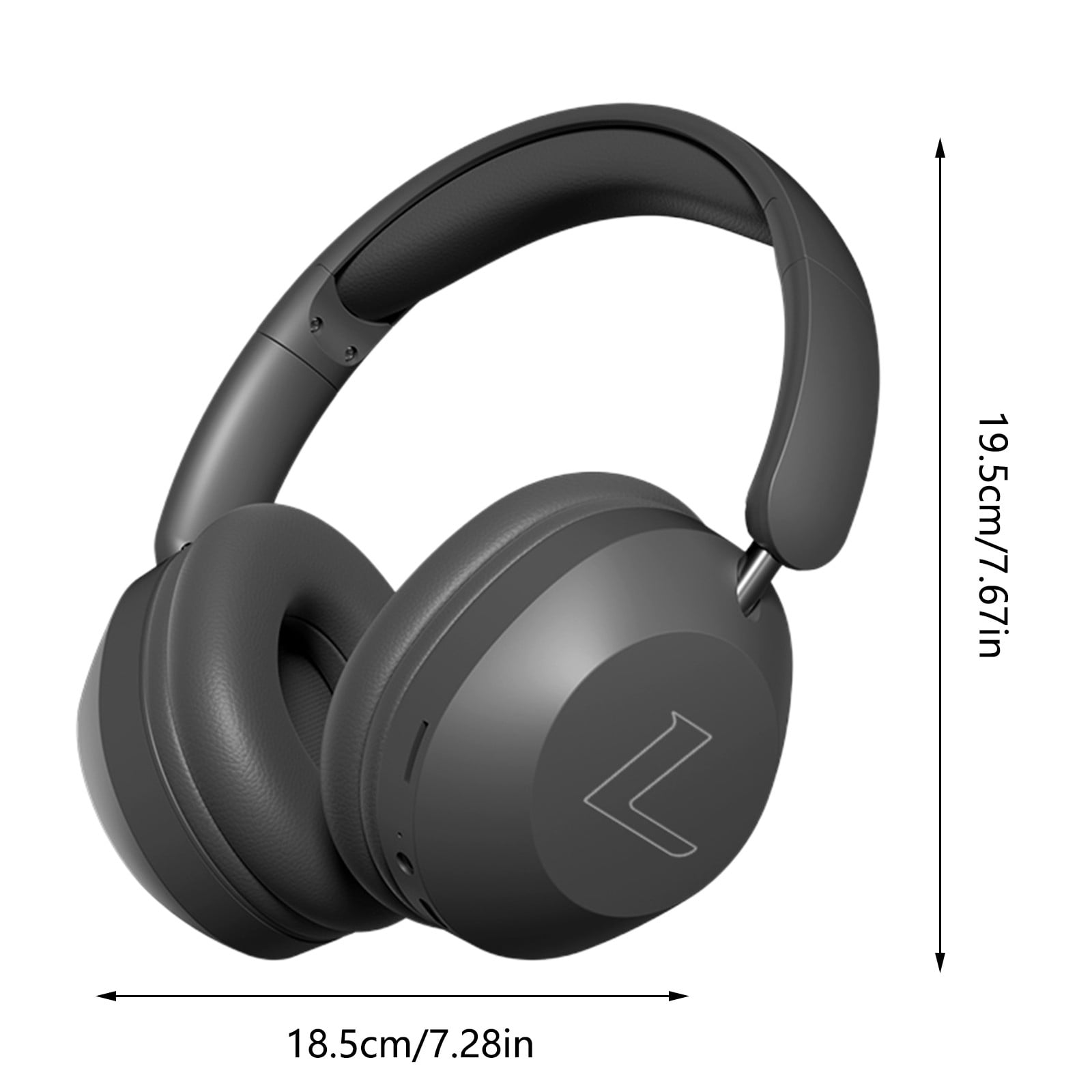 Wireless Over-Ear Headphones - Hi-Res Audiophile Sound, Adaptive Noise Cancellation, Parametric EQ, 60 Hour Battery Life, Includes USB-C Low-Latency Bluetooth Adapter,Black