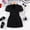 Black, variant on Spazoro Toddler Girls Dresses, Solid Color Short Sleeve Round Neck New Style Princess Dress for Child Girls Black Size 6 T