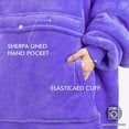 thumbnail image 6 of Tirrinia Oversized Blanket Hoodie, Wearable Fluffy Sherpa Blanket, Cozy Sweatshirt Blanket Gift for Adult Women Men Girlfriend, 6 of 7
