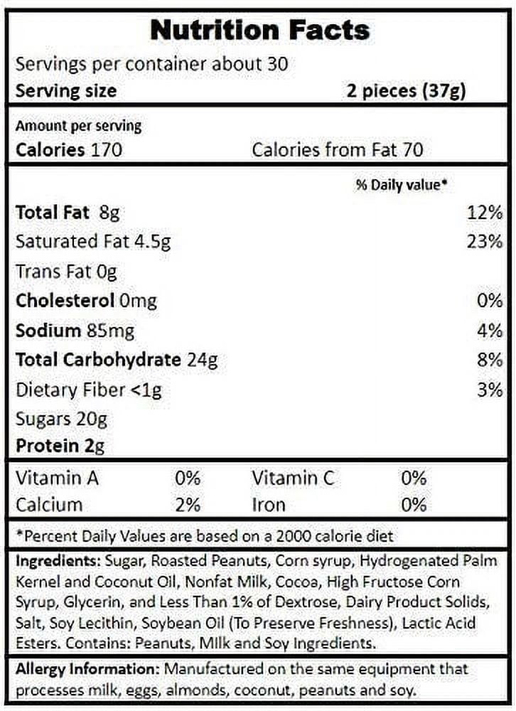 Baby Ruth Fun Size Candy Bars - 2LB Resealable Stand Up Bulk Bag (approx. 70 pieces) - Milk Chocolate, Caramel, and Peanut Candy - Individually Wrapped Bulk Chocolate Candies