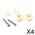 thumbnail image 1 of 4x Paquete de 2 Cerraduras de Correa de Plástico para Instrumentos Musicales de Guitarra Eléctrica Acústica 4 piezas, 1 of 8