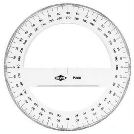 Alvin 6" Circular Protractor