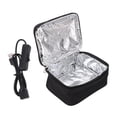 thumbnail image 3 of Bolsa para lonchera con calefacción por USB, reutilizable, práctica, para calentar alimentos, bento Negro, 3 of 9