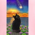 thumbnail image 3 of CafePress - Black Cat Star Gazing - Women's Nightshirt, 3 of 4