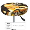 thumbnail image 4 of Balery Happy New Year 2025 C Fundas de asiento para taburete de bar redondo de tela de terciopelo ajustables que protegen de arañazos y manchas para sillas de 14 a 17 pulgadas.-12 inch, 4 of 7