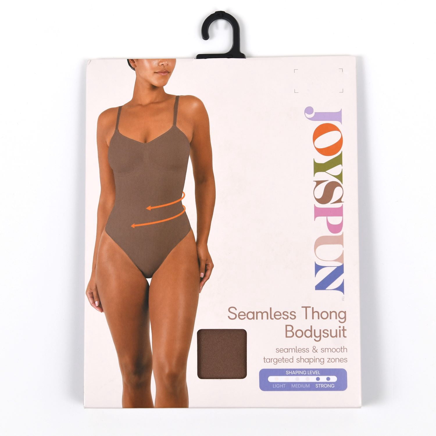 Joyspun Women's Seamless Sculpting Thong Bodysuit, Sizes S-XXXL