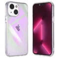 thumbnail image 2 of For Apple iPhone 14 Plus (6.7") Holographic Color Changing Transparent Clear Iridescent Design Acrylic Hybrid Cover ,Xpm Phone Case [ Purple Iridescent ], 2 of 7