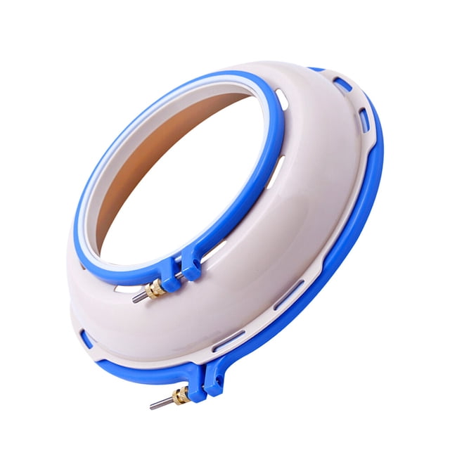 FOMIYES 1Ud Aro Redondo De Plástico Para Bordado Con Tornillo Ajustable Multicolor
