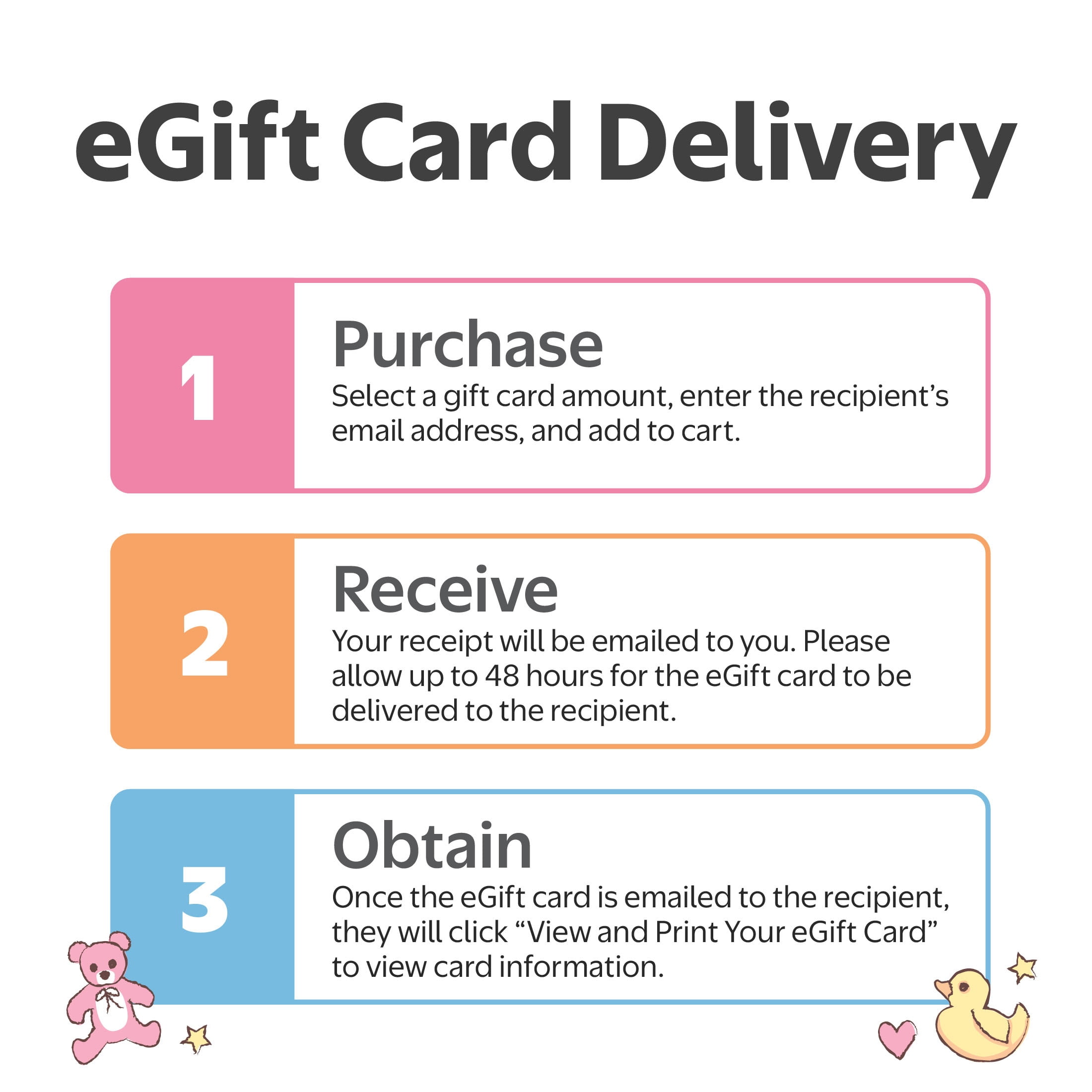 Mastercard® $20-$500 Baby Blocks eGift Card (Plus $6.84 Purchase Fee) [Email Delivery]