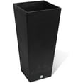 thumbnail image 3 of Algreen Products 17633 13 x 28 in. Valencia Square Taper Planter with Elevated Plant Shelf - Slate, 3 of 3