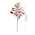 thumbnail image 3 of Thanksgiving 27.56 Inch Artificial Red Greenery 9-Fork Branch Insertion stems Faux Plastic plants for Vase Pot Landscape Flower Arrangements, 3 of 7