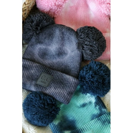 CC Baby Pom Pom Tie-Dye Beanie