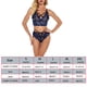thumbnail image 5 of Ropa interior de encaje sexy para mujer Ropa interior de vendaje Ropa de dormir Ropa de dormir, Azul oscuro, S Vogacara XX000088-03, 5 of 7