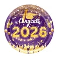 thumbnail image 2 of Congrats Grad Graduation Party Decorations 7in Paper Plates 10PCS Party Supplies for Graduation Parties Celebration Table Party Decor, 2 of 6