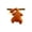 Brown, variant on Plush Roasted Goose and Pig Cat Toy with Silvervine for Interactive Chewing and Self-Play Boredom Relief