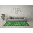 thumbnail image 3 of Ahgly Company Indoor Rectangle Persian Emerald Green Traditional Area Rugs, 5' x 7', 3 of 4