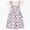 Purple, variant on kaprioy Toddler Baby Girls Summer Outfits 12 18 24 Months 2T 3T 4T 5T Solid Color Ribbed Short Sleeve T-Shirt with Daisy Printed Overall Shorts 2 Pcs Suspenders Suit