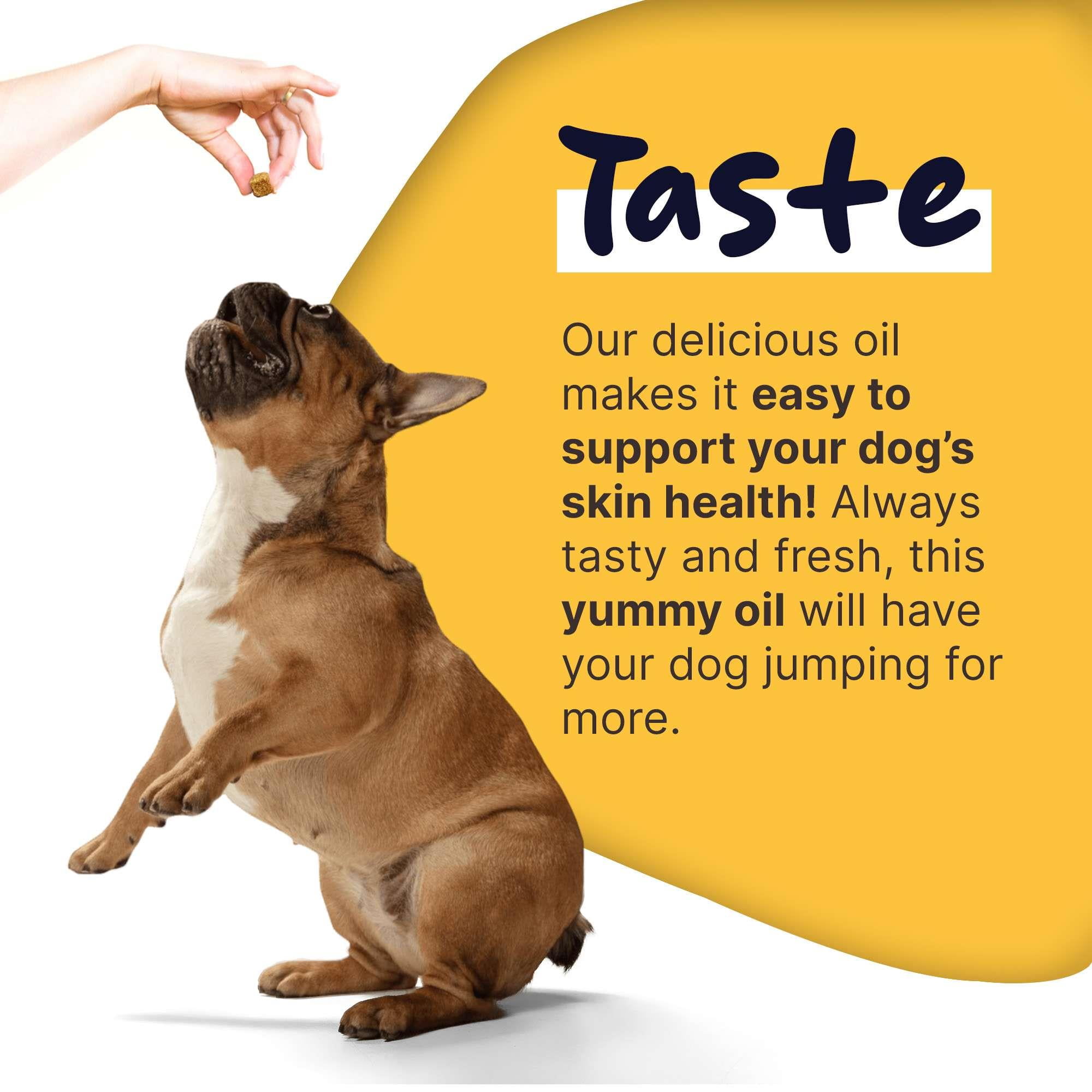 Healthy Pup Wild Alaskan Salmon Oil formula for Dogs and Cats Omega 3 Fish Oil, Skin and Coat Supplement 64oz