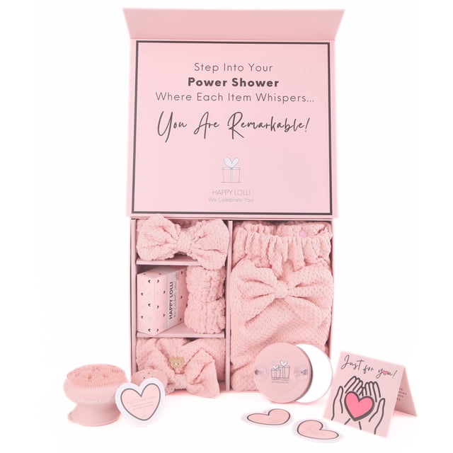 Set de regalo de ducha Happy Lolli Power Fresh en rosa para mujer