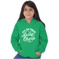 thumbnail image 4 of I'll Be Your Lucky Charm Clover Youth Hoodie Boy Girl Teen Brisco Brands XS, 4 of 5