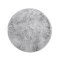 thumbnail image 2 of Sleep Zone Fluffy Round Shaggy Rug, Non Slip Soft Plush Carpet, Easy Clean Indoor Floor Mat, Gray 5ft Round, 2 of 8