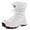 White, variant on Women's Winter Snow Boots - Waterproof Platform Hiking Boots with Cotton-lined & Anti-Slip Sole