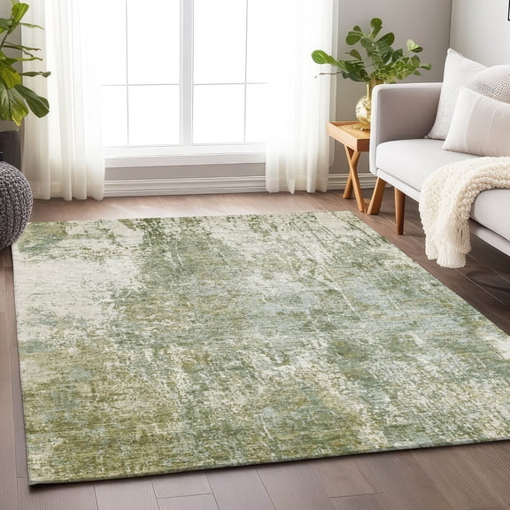Addison Rugs Chantille Indoor/Outdoor Transitional Modern Aloe Machine Washable Rectangle Rug, 10' x 14'