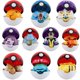 thumbnail image 2 of Pokemon Figuras Ball Variant Juguetes Modelo Pikachu Jenny Turtle Pocket Monsters Acción oso de fresa  Juguete, 2 of 2