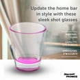 thumbnail image 5 of Shot Glasses 1.75 oz. Set of 10, Bulk Pack - Great for Wedding Favors, Bachelorette Party Decorations, Party Fovors, Color Bottom - Pink, 5 of 6
