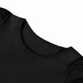thumbnail image 5 of CMSHTD Shirts for Girls Short Sleeve Summer, Toddler Girls Children T-Shirts Crew neck Tees Tops, Black 2-3 Years, 5 of 7