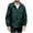 Green, variant on Christmas Gift Ofreoo Fashion Men Solid Color Zipper Drawstring Pocket Long Sleeve Hooded Casual Outwear Jackets Mens Waterproof Jacket
