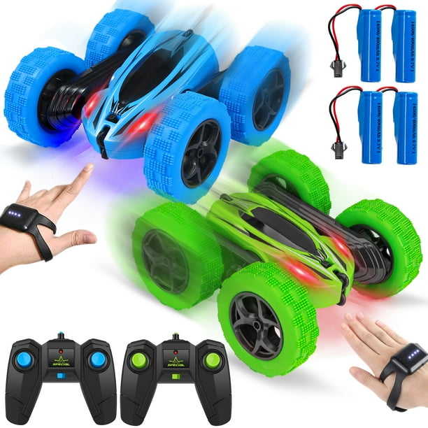 Remote Control Car,2.4Ghz 360°Double Side Flips RC Stunt Car Toy Gift