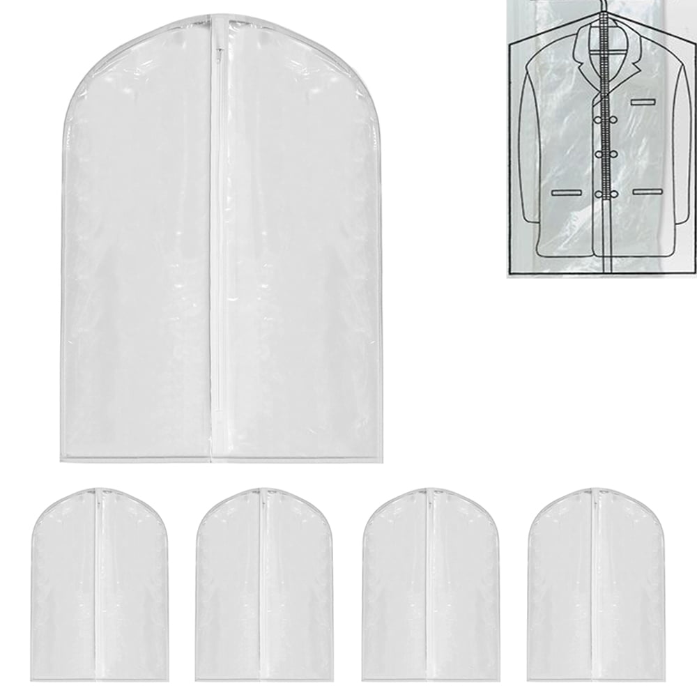 Garment Bag Dress Suit Cover Coat Breathable Protector Zip Carrier Travel 60x90c 
