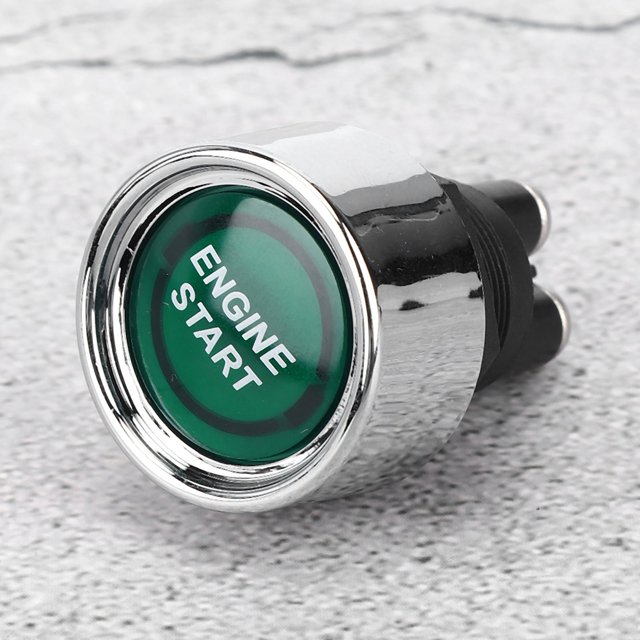 Interrupteur de Démarrage Moteur Allumeur Bouton Poussoir Led Interrupteur de Démarrage Moteur Allumeur Bouton d'Arrêt pour RVs Voiture de Course