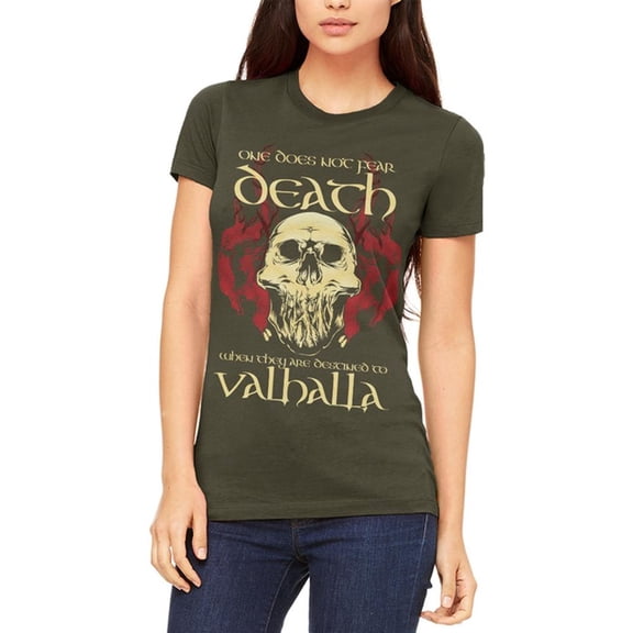 Viking Death Valhalla Juniors Soft T Shirt