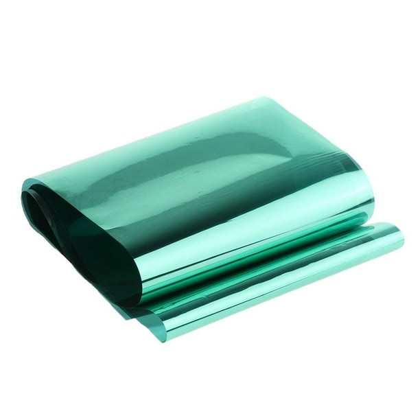 Película de Ventana Autoadhesiva Pegatinas Película para Anti-, 200x30cm - Plata verde Baoblaze Película para ventanas