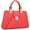 Coral, variant on Dasein Women Satchel Handbags Top Handle Purse Medium Tote Bag Vegan Leather Shoulder Bag