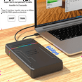 Hard Disk Enclosure SATA To Type C Hard Drive Box With Led US Plug