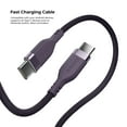 thumbnail image 3 of Liquipel Powertek Premium Braided USB-C to USB-C Cable - Purple, 3 of 5