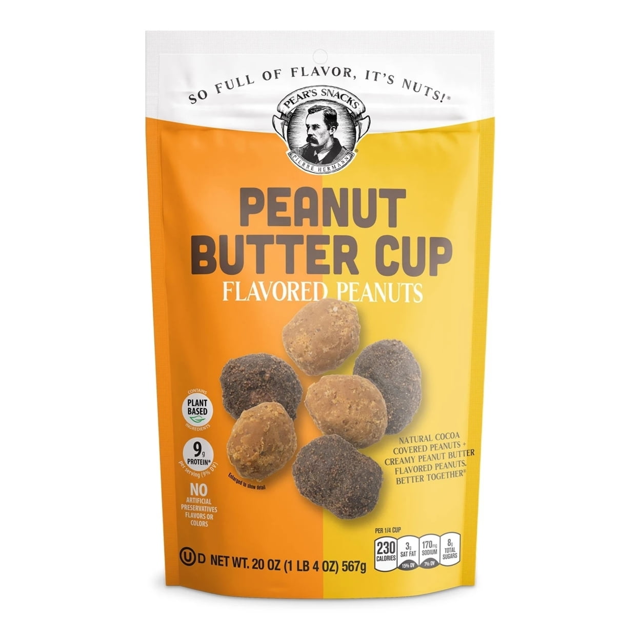 Pears Snacks Peanut Butter Cup Peanuts (20 Ounce)