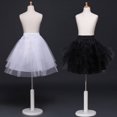 thumbnail image 4 of Falda de princesa con volantes para niños, enagua interior, falda sin huesos de uso diario de Violent Maid para actuación infantil, 4 of 6