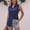 Dark Blue, variant on LADIGASU Women's Sleeveless Lapel Casual Loose And able Solid Color Button Top