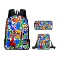 thumbnail image 3 of LOHILL Rainbow Friends Mochila Impresa En 3D + Satchel + Estuche Para Lápices Conjunto De Niños Unisex De Gran Capacidad De Hombro, 3 of 4