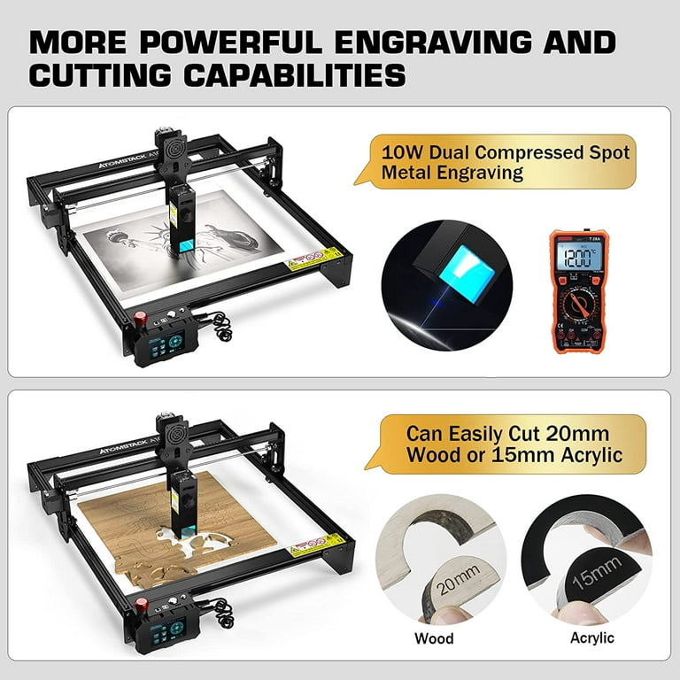 Best laser engraver & Cutters machine for wood, metal & acrylic