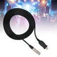 thumbnail image 4 of Microphone Link Adapter Cord XLR Female to USB MIC Link Black Cable Line, 4 of 8