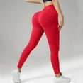 thumbnail image 7 of Women Seamless Workout Leggings Scrunch Butt Lifting Gym Leggings High Waisted Yoga Pants Ribbed Knit Sports Yoga Leggings, 7 of 7