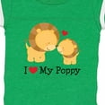 thumbnail image 4 of Inktastic I Love My Poppy Grandpa Boys or Girls Baby Bodysuit, 4 of 5