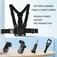 thumbnail image 4 of 1 Pcs Chest Mount Straps Cell Phone Holder Action Camera Phones. For Cell O3A1, 4 of 6