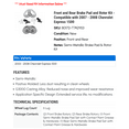 thumbnail image 2 of Front and Rear Brake Pad and Rotor Kit - Compatible with 2007 - 2008 Chevy Express 1500 2003 2004 2005 2006, 2 of 2